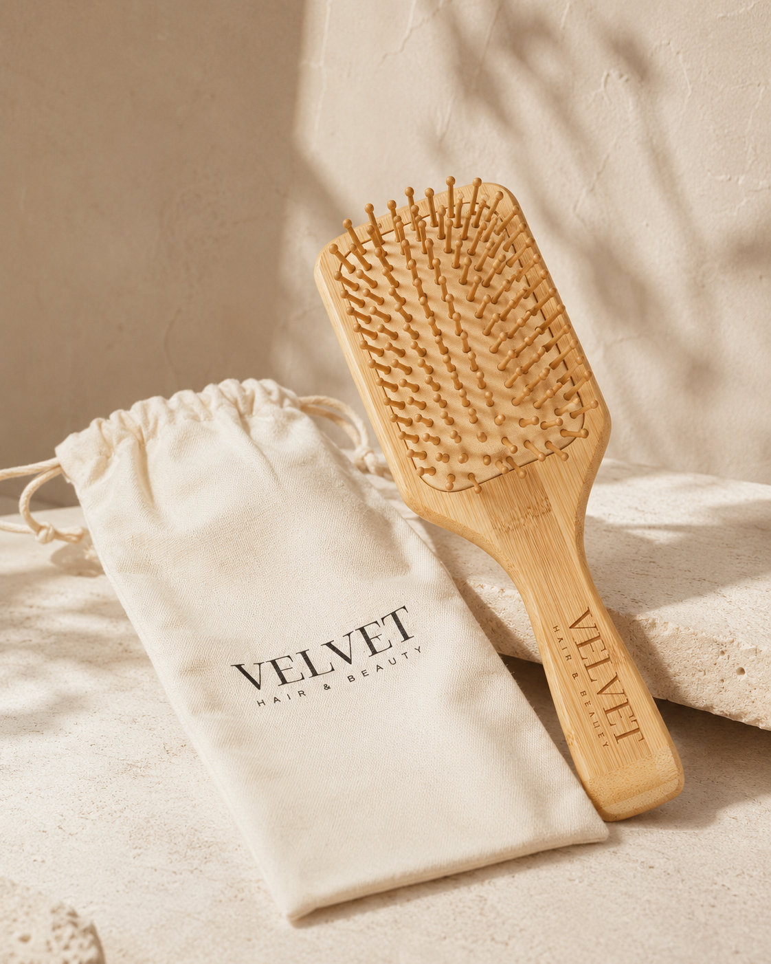 VELVET Bamboo Brush | Spazzola per Extension