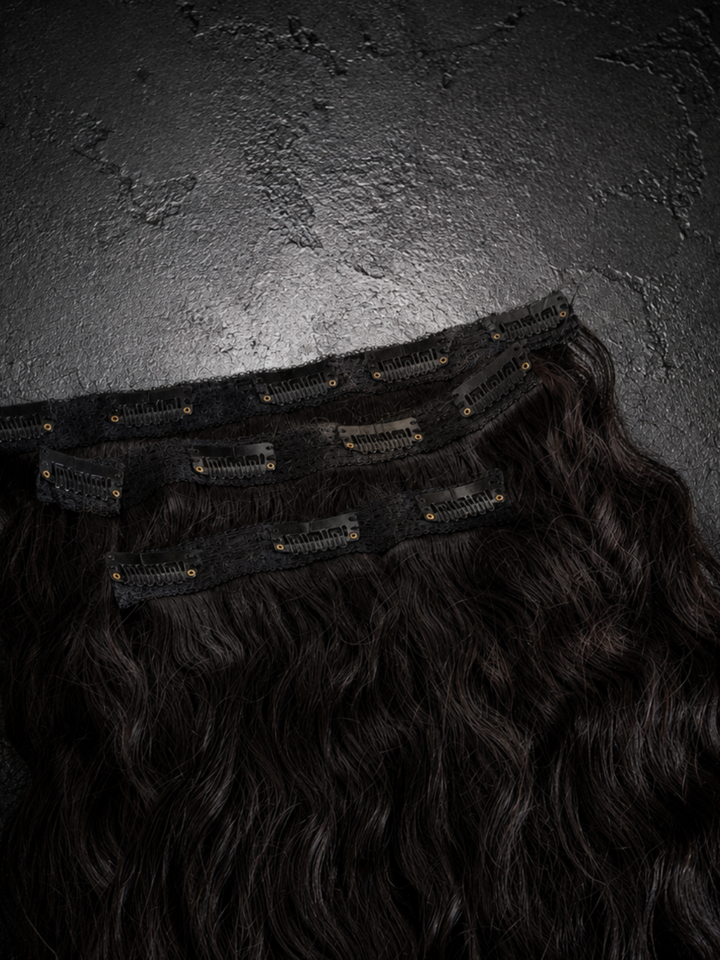 VELVET Seamless | Set 3 Fasce Clip | Riccio